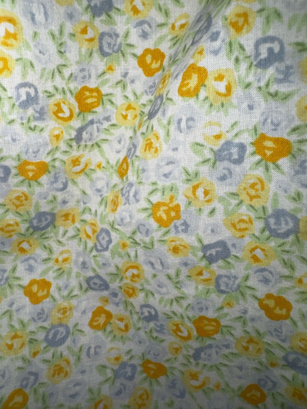 English Factory Square-Neck Puff Sleeve Top in Ditsy Floral Sz M - Picture 8 of 9